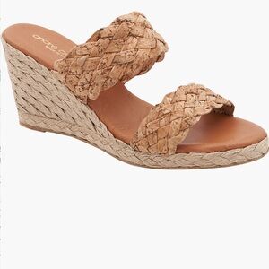 Andre Assous Women's cork Wedge Sandals